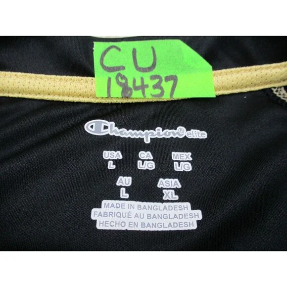 Colorado Buffaloes Shirt Men Large Black Champion Boulder University Football - Picture 4 of 9